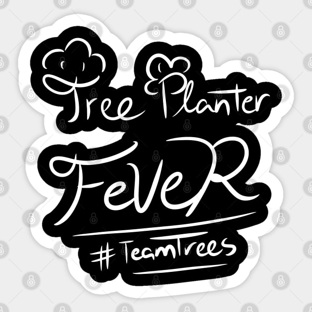 Trending Authentic Tree Planter Fever Team Trees Sticker by Kidrock96